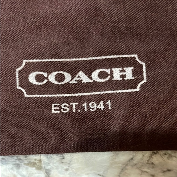 Coach Brown Drawstring Dust Bag - Picture 2 of 3